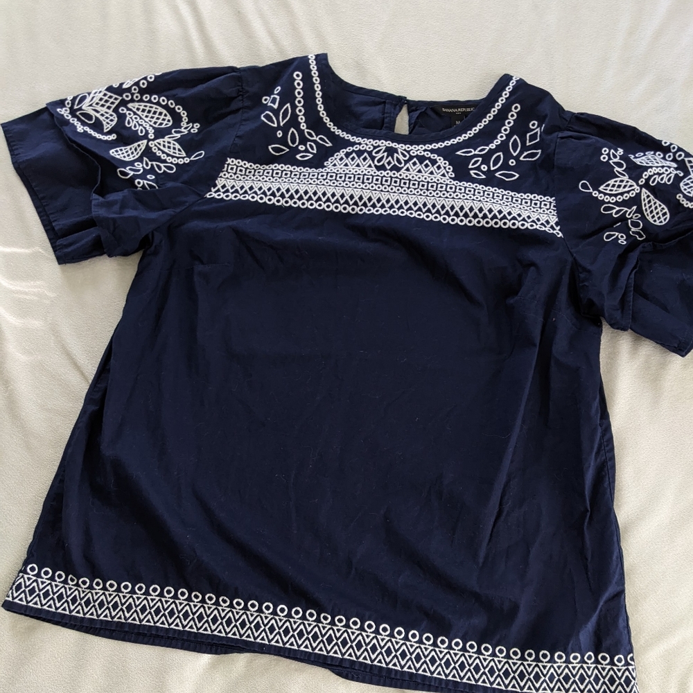 Banana Republic Peasant Top